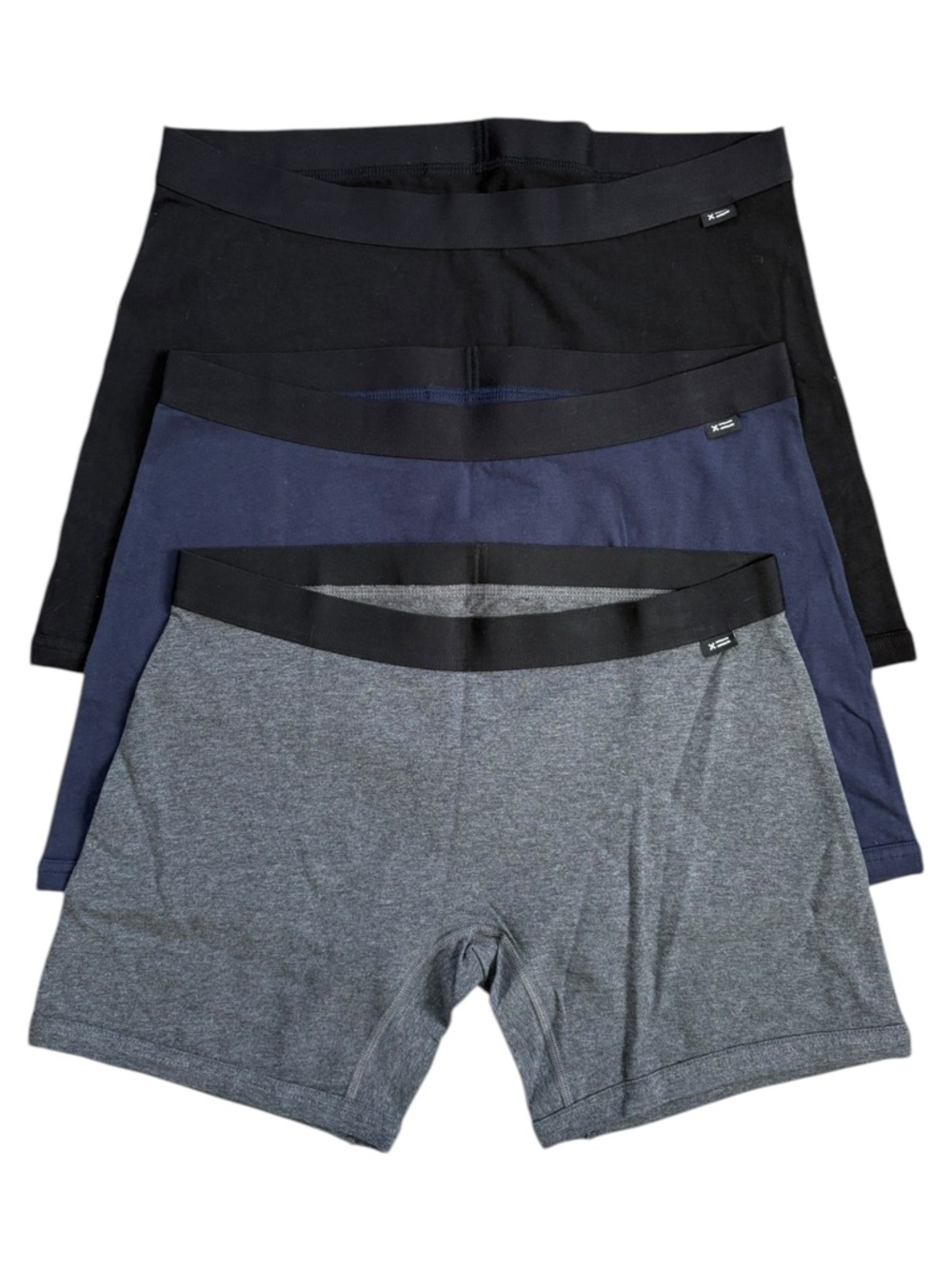 NWOT TomboyX Boxer Briefs x3 sz M * No Fly 6" Inseam Stretch Cotton Underwear - Picture 9 of 9